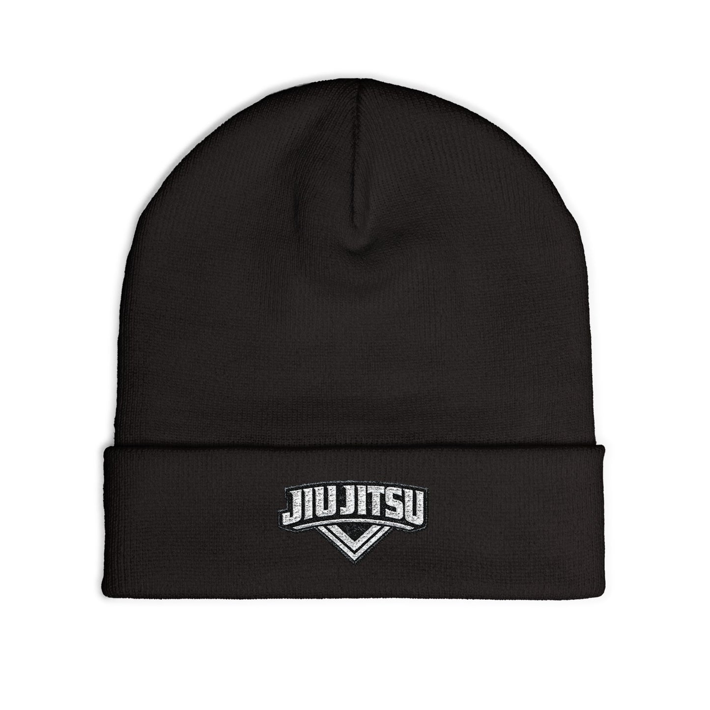 Jiu Jitsu White Knit Beanie