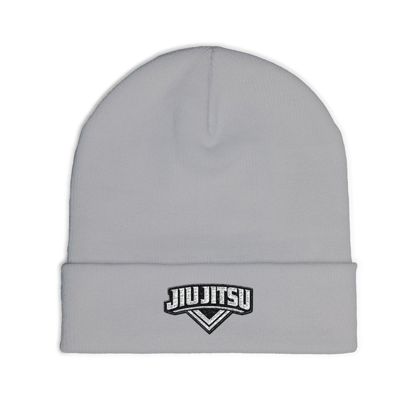 Jiu Jitsu White Knit Beanie