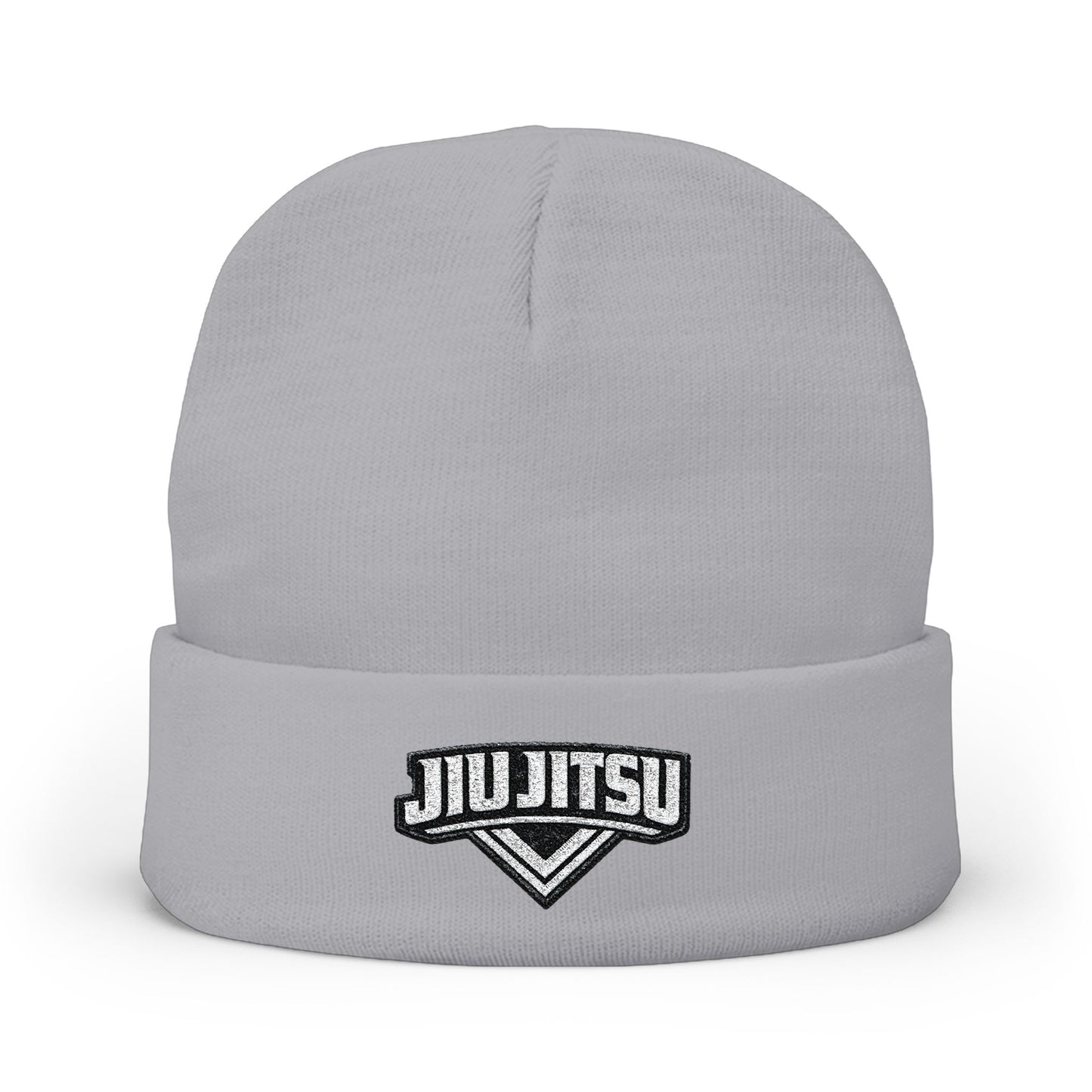 Jiu Jitsu White Knit Beanie